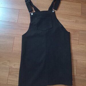 ARDENE Black Suede Mini Dress (Size L)